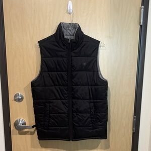 Black Quilted Vest